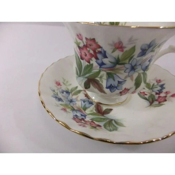 Royal Albert Summertime Series Bluebell Teacup Saucer - Picture 3 of 8